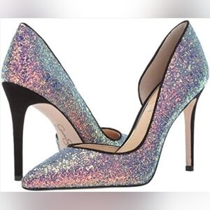 NWT Jessica Simpson Sparkling Multicolor Pointed-Toe Stiletto Heels